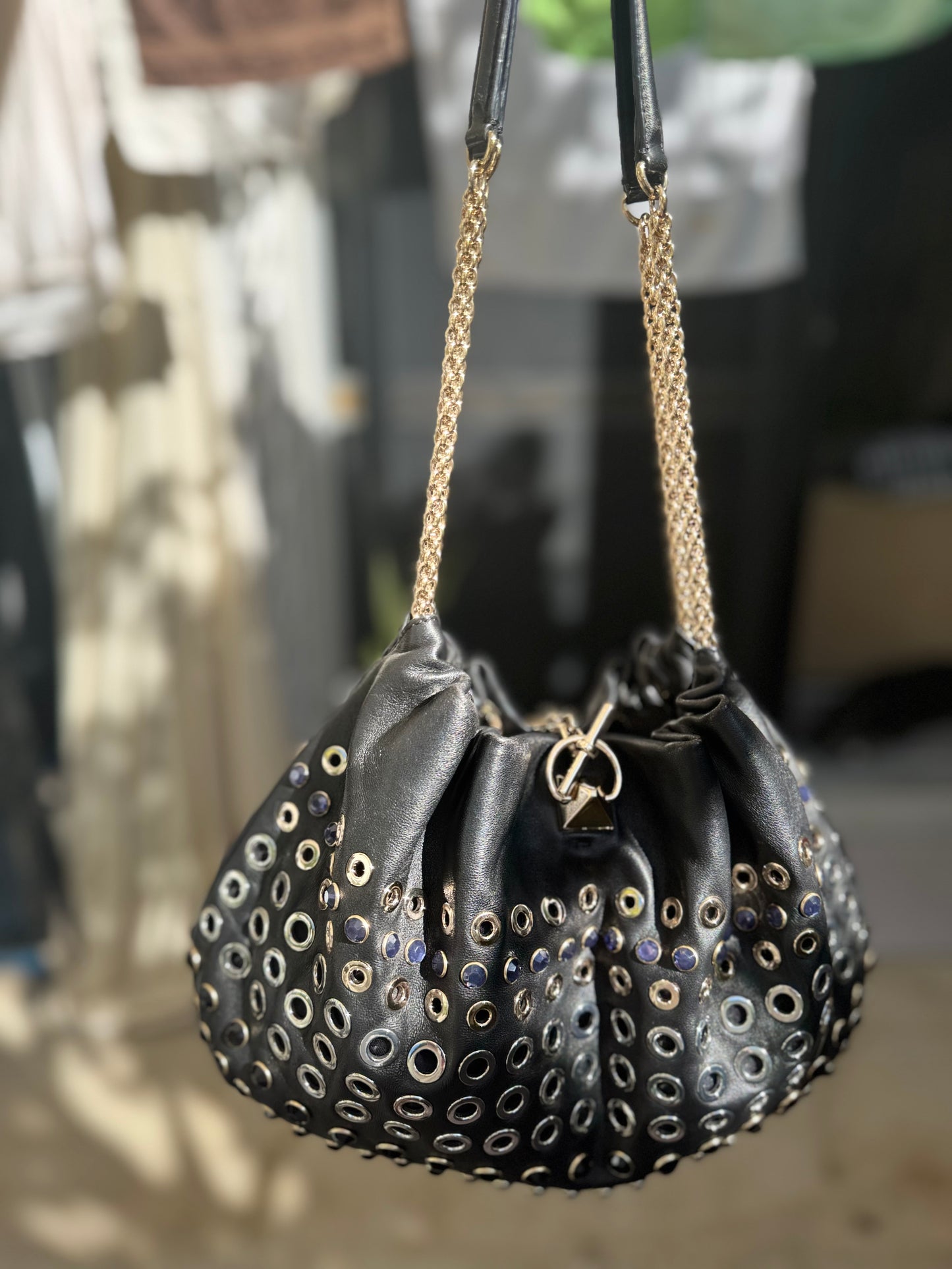 Sonia Rykiel Embellished Domino Bag