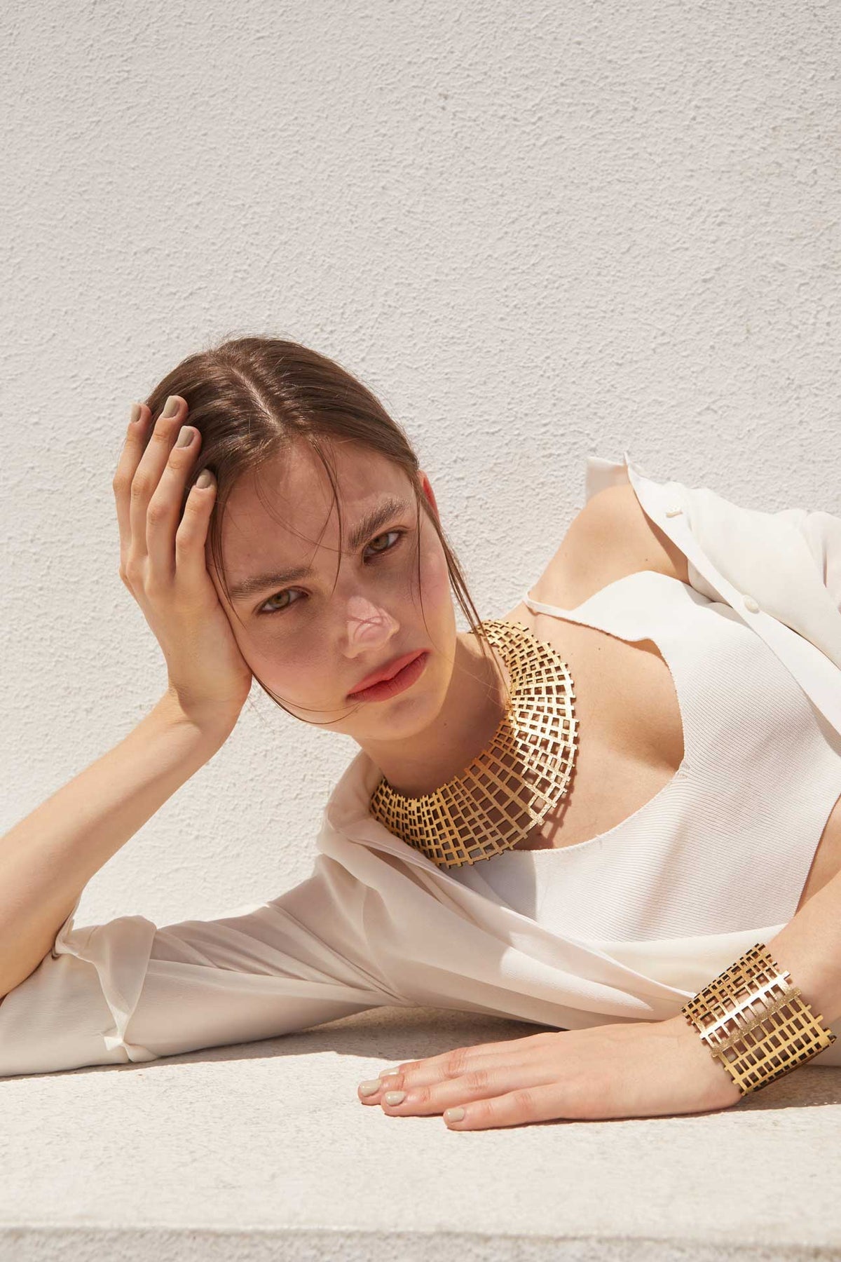 Iskin Sister, Gold necklace,Argentina, one piece