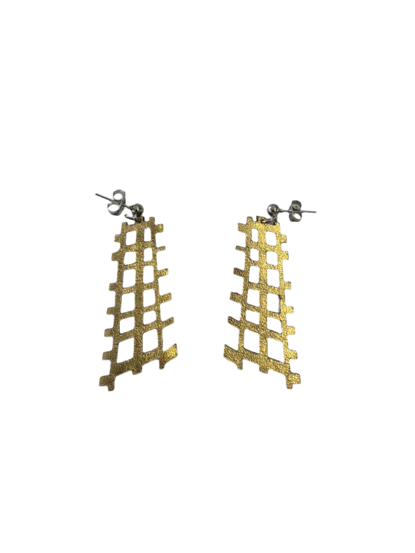 Gold Mesh Earrings