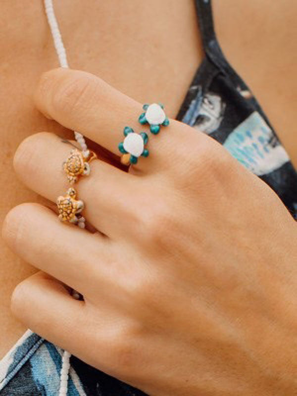Turtle Adjustable Ring