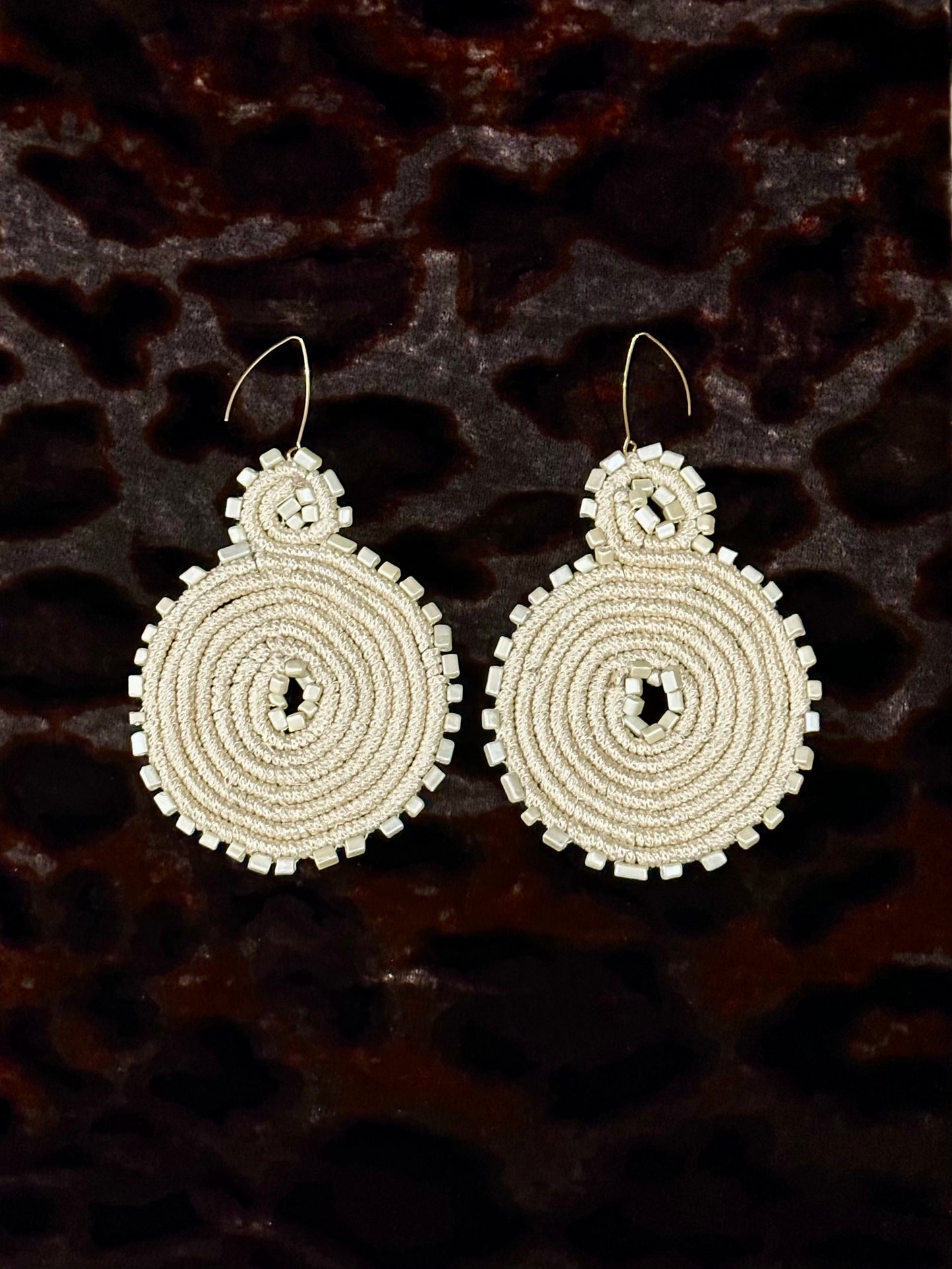 Vanilla Swirl Earrings