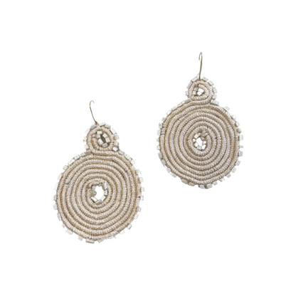 Vanilla Swirl Earrings