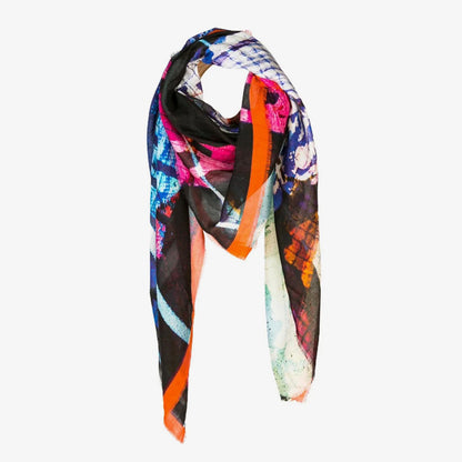 sabelle Guggenheim, Scarf, one piece, double sided print