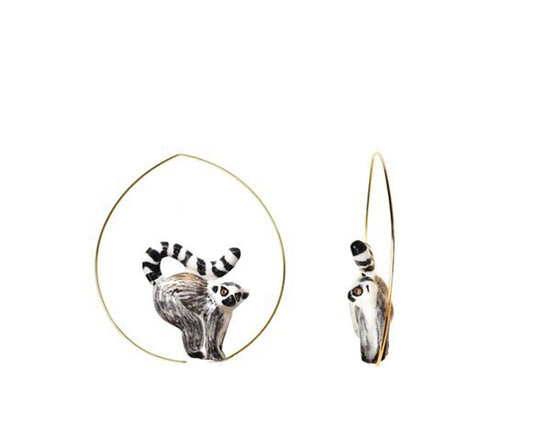 Lemur Earrings